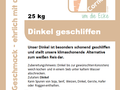 Geschliffener Dinkel 25 Kg